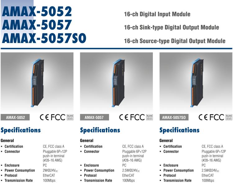 研華AMAX-5057SO 16路數(shù)字量輸出模塊，0.5A 源型（插片式）