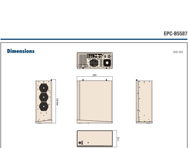 研華EPC-B5587 適配Intel? 第10代 Core i / Xeon W系列處理器，搭載W480E芯片組。標(biāo)準(zhǔn)4U上架，工業(yè)級品質(zhì)，穩(wěn)定可靠。廣泛適用于高端AI服務(wù)器等應(yīng)用。