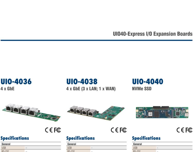 研華UIO-4040 UIO40-Express I/O 擴(kuò)展卡，支持 NNMe SSD