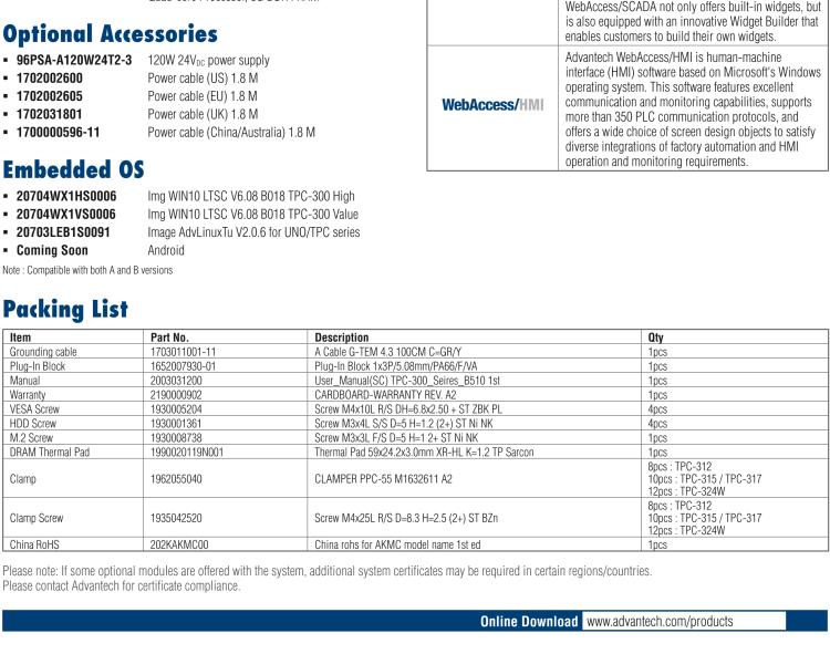 研華TPC-315 15英寸XGA TFT LED LCD觸摸屏電腦，搭載第八代Intel?Core? i3/ i5/ i7處理器，內(nèi)置8G DDR4 RAM